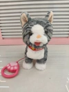 Cute plush toys of licking cats and dogs with tongues and tails, cute little dog dolls, and children's toys for learning to talk Application Scenario